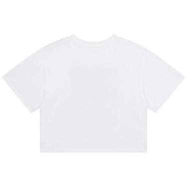 Playera corta KENZO blanca para niñas y adolescentes